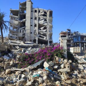 آثار الدمار في مدينة غزة خلال الحرب، قبل إعلان وقف إطلاق النار.